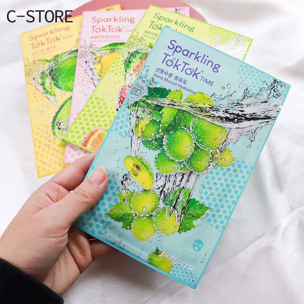 Mặt nạ giấy Peripera Sparkling Toktok Time Mask Sheet 18g - CSTOREVN