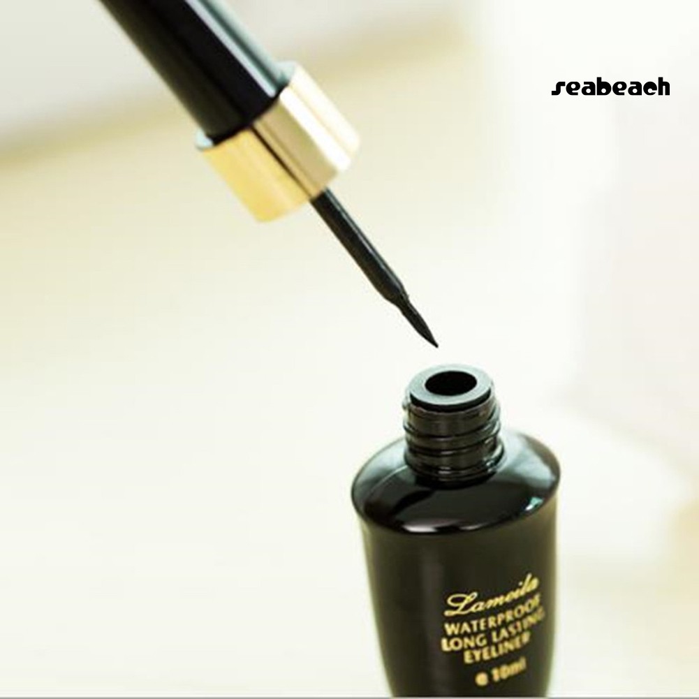 (Hàng Mới Về) Bút Kẻ Mắt Dạng Lỏng Màu Đen Nhanh Khô Chống Thấm Nước Lâu Trôi Cho Nữ | BigBuy360 - bigbuy360.vn