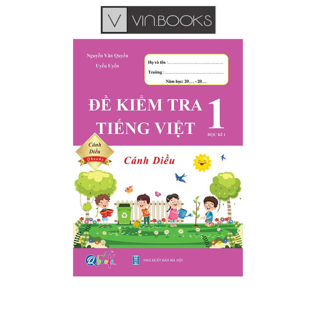 Sách - Đề Kiểm Tra Tiếng Việt Lớp 1 - Cánh Diều - Học Kì 1
