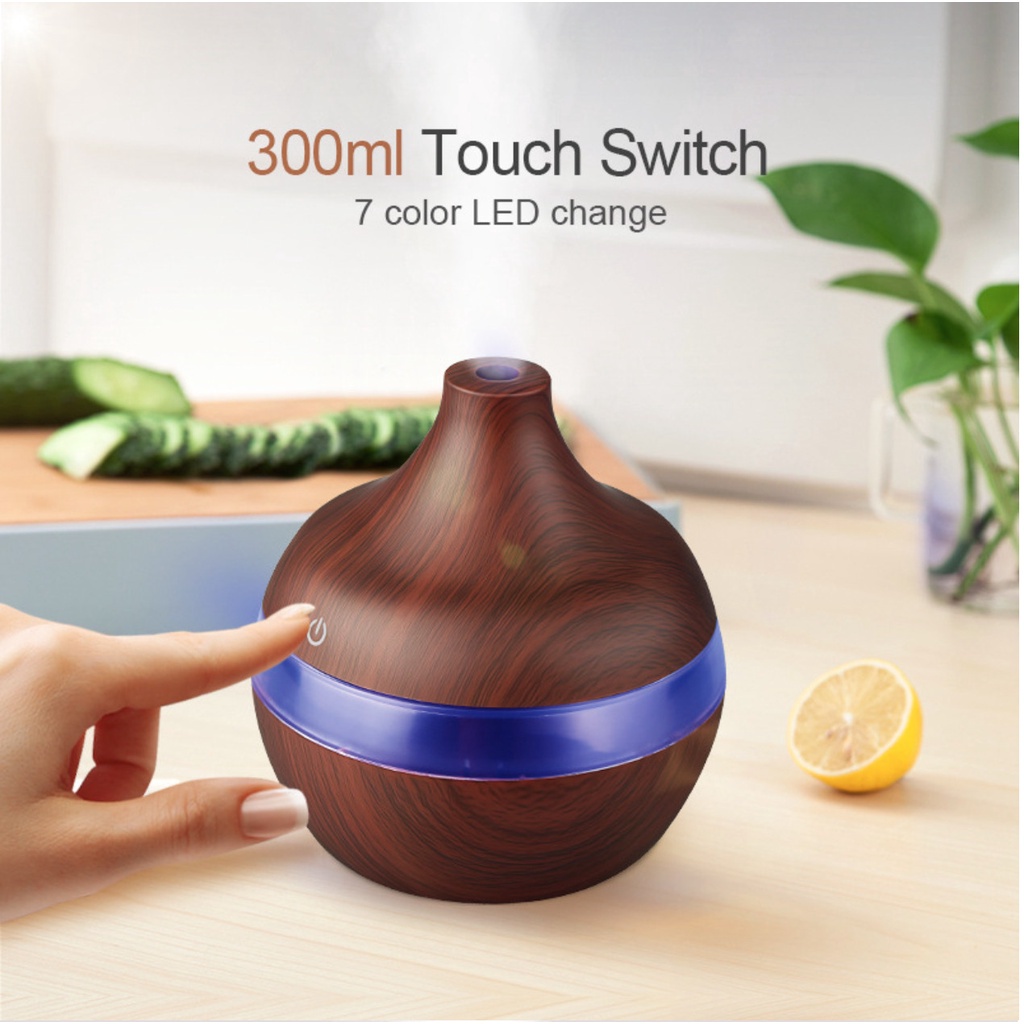 Máy xông tinh dầu Aroma 330ml  khuếch tán tinh dầu, tỏa hương, tạo độ âm, khử khuẩn đuổi muỗi
