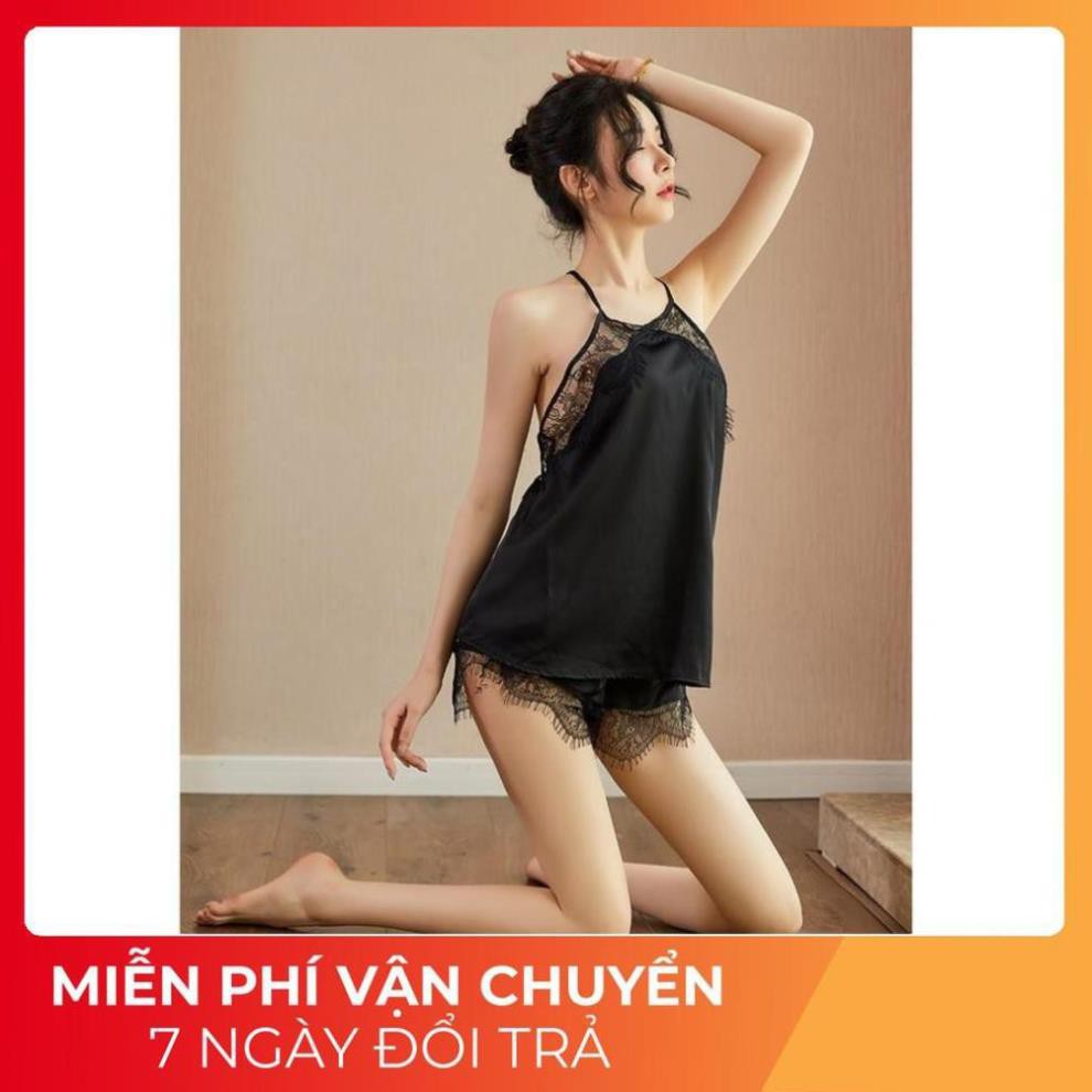 Đồ Ngủ Sexy, Váy Ngủ Sexy Freesize Chất Mềm Mịn Siêu Mát B013