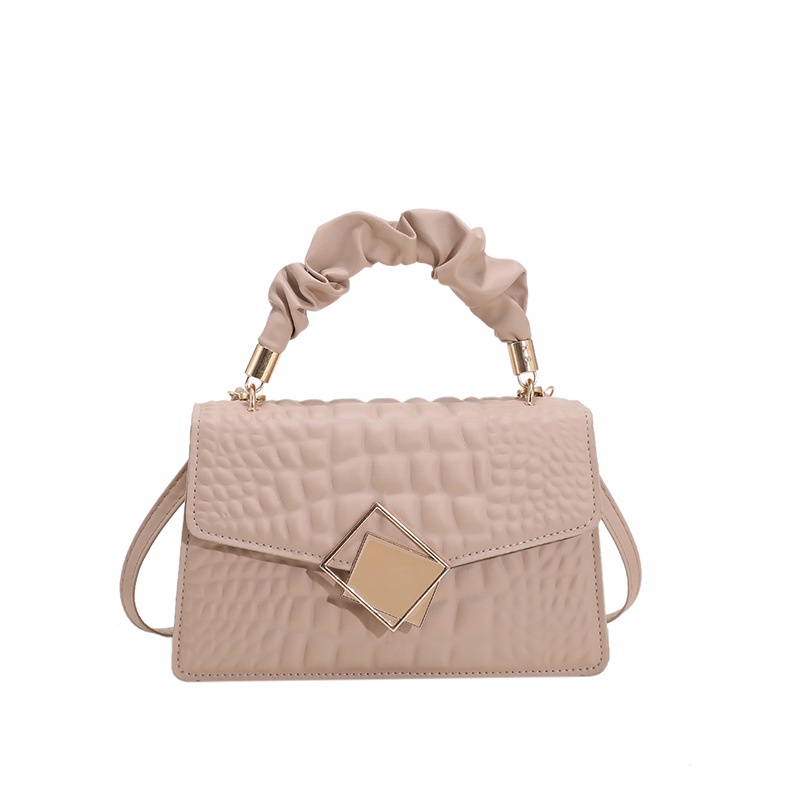 Túi xách messenger IELGY đeo 1 vai cầm tay họa tiết cá sấu đơn giản giản dị cho nữ