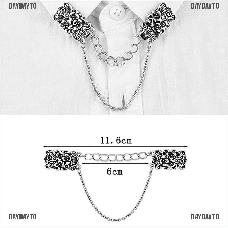 Ghim Cài Áo Hình Hoa Phối Dây Xích Thời Trang Cho Nữ