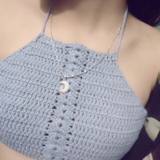 Bikini len sợi 100% cotton handmade hot trend 2018