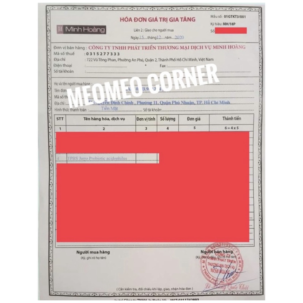 Men khuẩn hữu cơ Probiotic Mary Ruth's