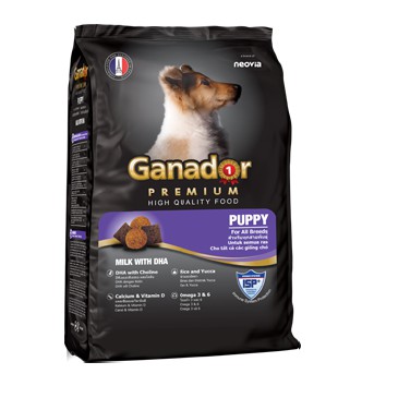 Hạt Khô Ganador Chó Con – Ganador Premium Puppy Milk & DHA gói 3kg