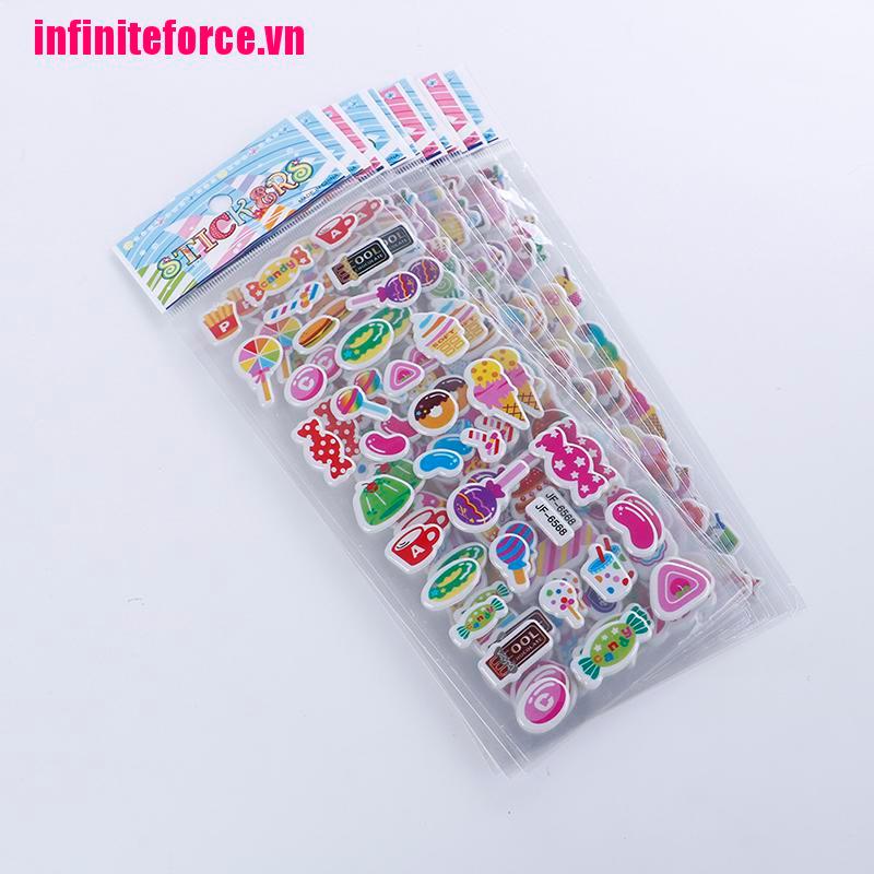 Bộ 10 Hình Dán Đáng Yêu Trang Trí