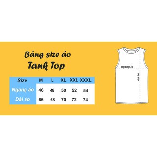 Áo tanktop (áo ba lỗ) UNISEX BL220
