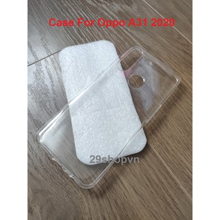 Ốp Oppo A31 2020 dẻo trong suốt (Loại đẹp)