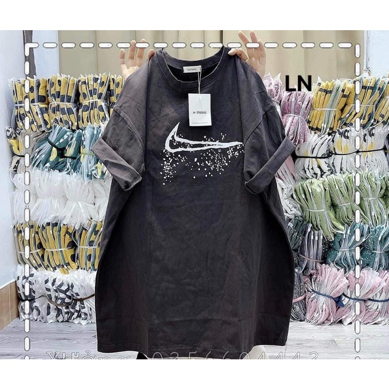 Áo phông phẩy rỗng chấm DA6