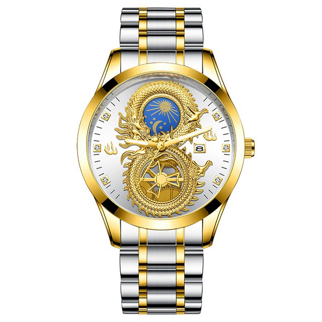 Đồng hồ nam FNGEEN chính hãng Đồng hồ nam vàng chính hãng đẹp không thấm nước loại tốt cao cấp S999