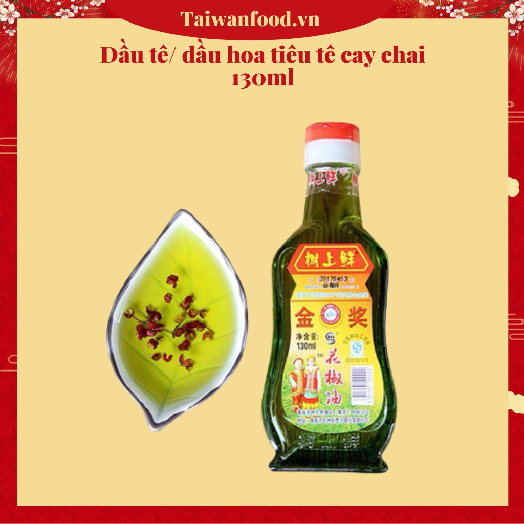 Dầu tê/ dầu hoa tiêu tê cay chai 130ml