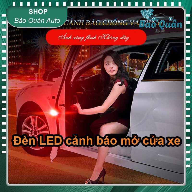 Bộ 2 đèn Led CẢNH BÁO MỞ CỬA ô tô xe hơi