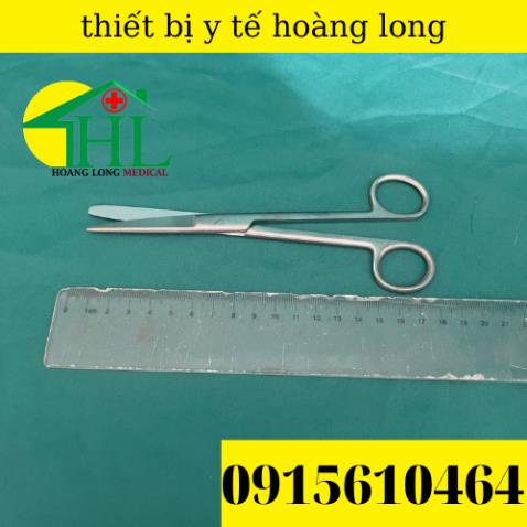 Kéo Thẳng 1 Đầu Nhọn 1 Đầu Tù - Kéo Y Tế Các Size GOLDSUN Pakistan