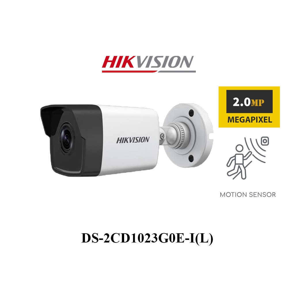 Camera Hikvision IP 2Mp DS-2CD1023G0E-I(L) Thân Trụ Có POE