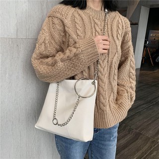 Túi tote da đeo chéo, túi đeo vai phong cách Ulzzang trẻ trung - SHOP10K.VN