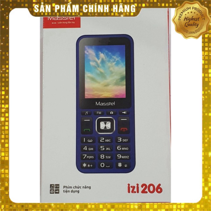 [ RẺ VÔ ĐỊCH ] [ DEAL SỐC ] Điện Thoại Masstel iZi 206 - Hàng Chính Hãng Hàng Chính Hãng FULL BOX Hàng Chính Hãng