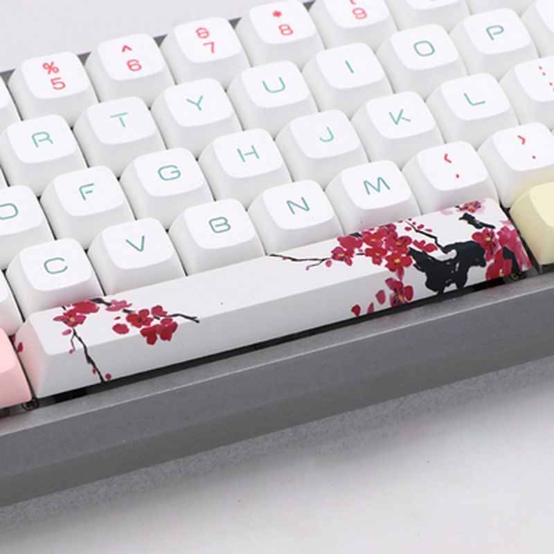 Nắp Bàn Phím Cơ PBT 6.25U In Họa Tiết Thời Trang Chất Lượng Cao