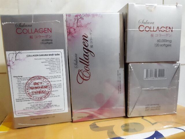 Collagen Sakura Nhật Bản - Hộp 120 viên