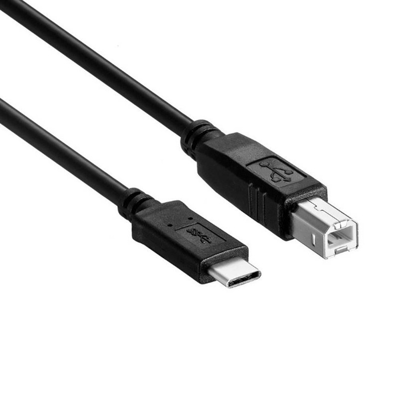 USB-C USB 3.1 Type C Male to USB2.0 USB B Male Data Cable 1M
