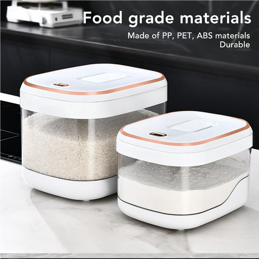 Thùng Đựng Gạo Thông Minh - Chống Ẩm Loại 5kg và 10kg - dung tích lớn hợp vệ sinh cho nhà hàng gia đình - Nitrogen071