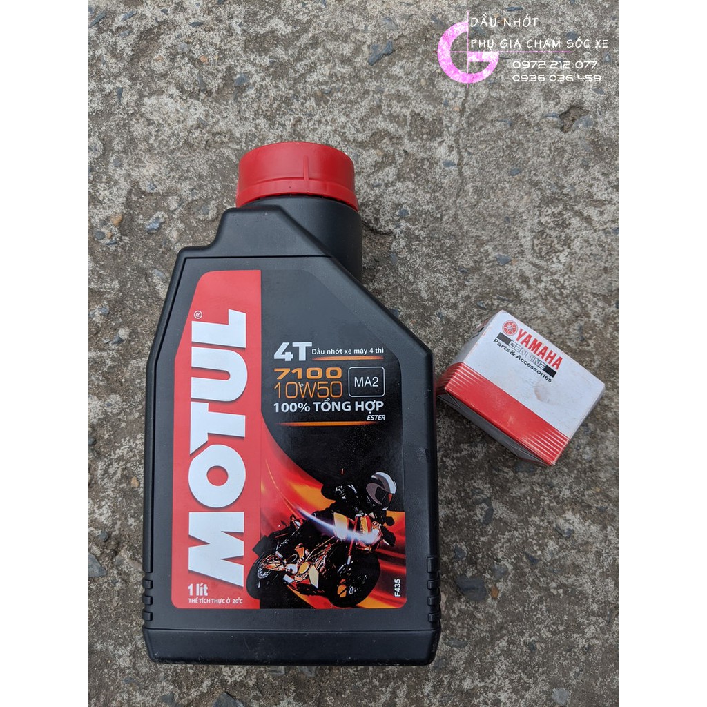 Dầu nhớt Motul 7100 10W-50 tổng hợp 100%