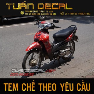Tem lẻ Wave A Spiderman - Nhận thiết kế theo yêu cầu của từng khách hàng