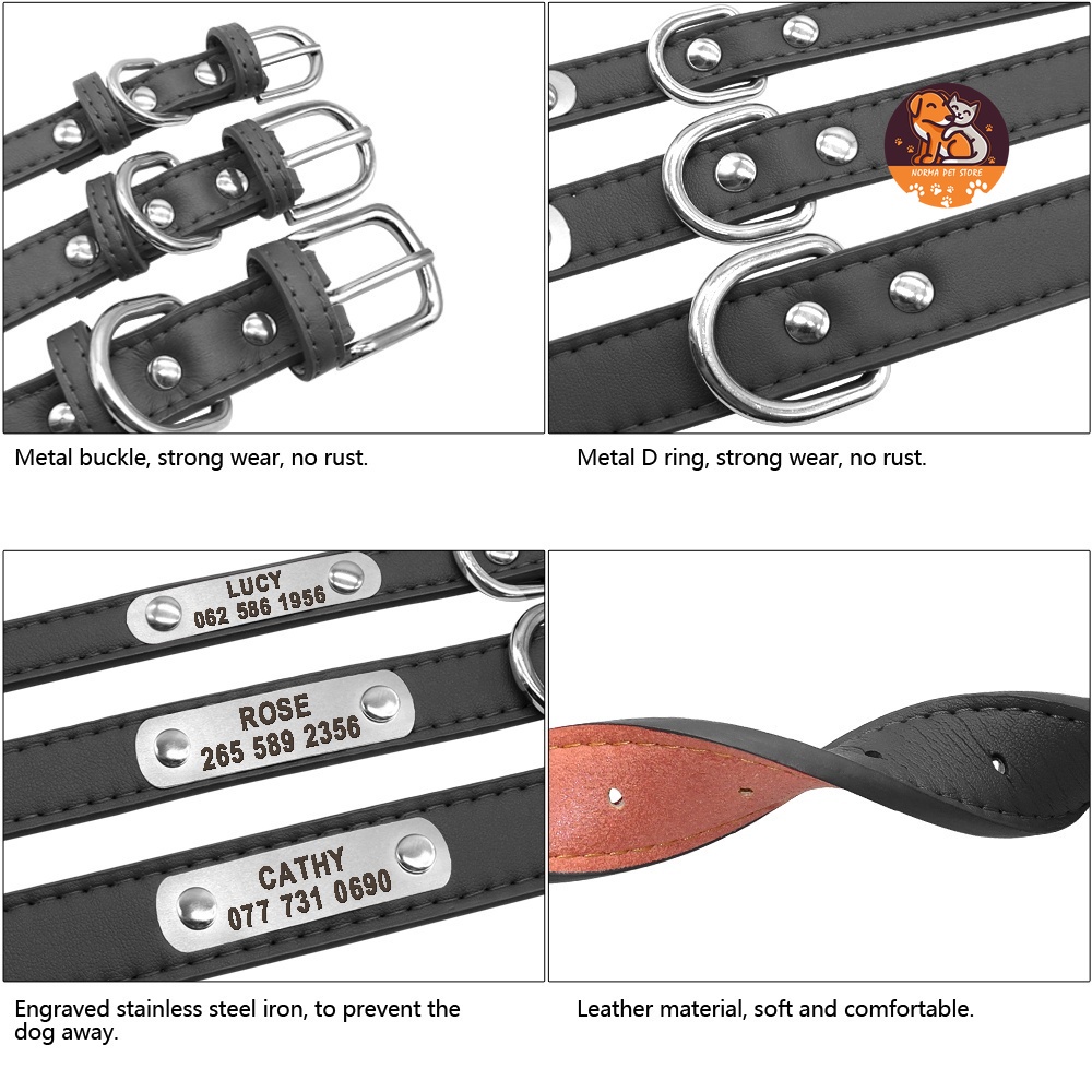 【RIZER】Vòng Cổ Khắc Tên ID Tùy Chỉnh Cá Nhân Hóa Cho Mèo