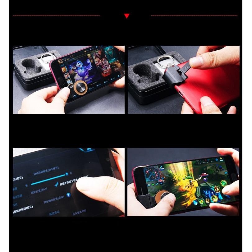 Nút điều khiển chơi game A9 Mobile Joystick PUBG, Liên Quân Mobile, Ipad phụ kiện game chất lượng Phặn Phặn