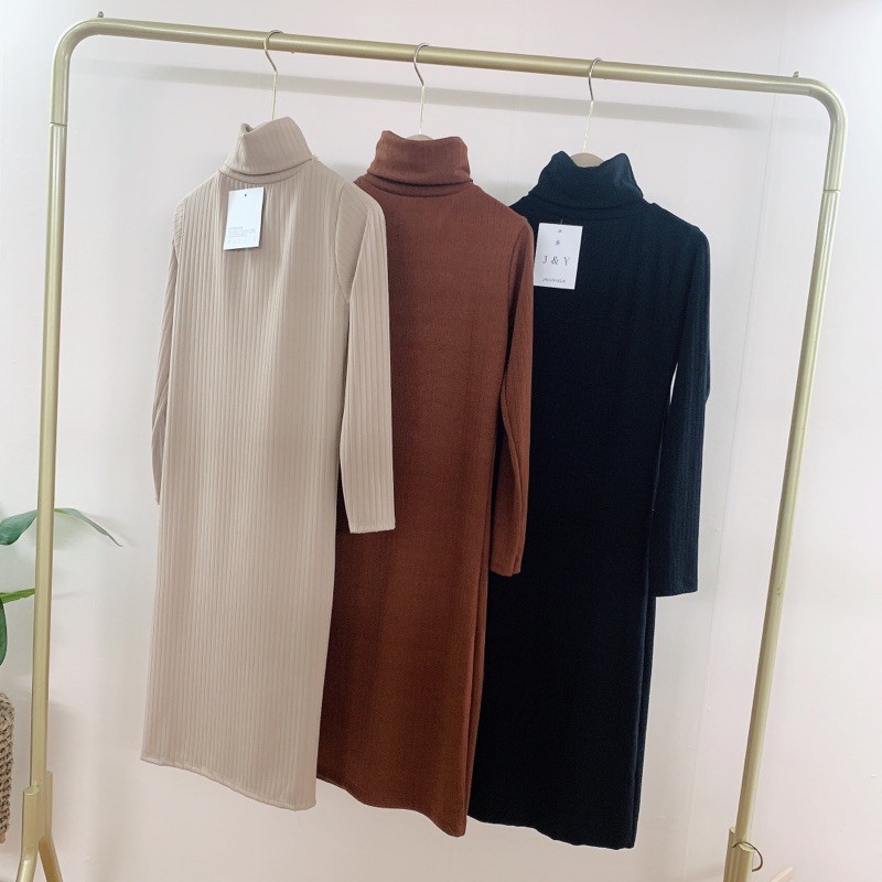 Váy Len Nữ Dáng Suông Dài Mix Đồ Sang Chảnh Thời Trang Hàn Quốc 93HEY VL02 | BigBuy360 - bigbuy360.vn