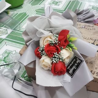 Hoa hồng sáp thơm bó 7bông