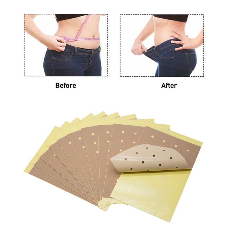 ◊۞Sumifun 3Bag/30Pcs Slimming Patch Belly Slim Abdomen Fats Burning Navel Stick Weight Loss Slimer Tool