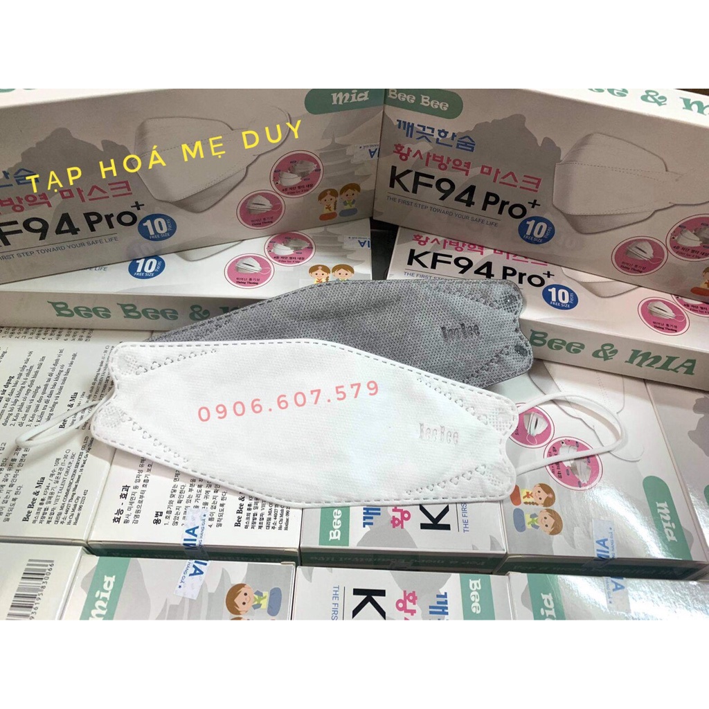 Khẩu trang 4D cao cấp tiêu chuẩn xuất HQ KF94 Pro+ Bee & Mia | BigBuy360 - bigbuy360.vn