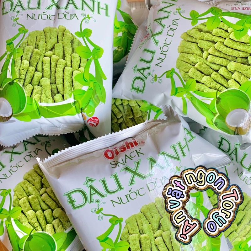 Snack bim bim Oishi đậu xanh nước dừa