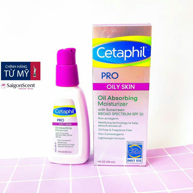 Kem chống nắng Cetaphil Derma Control Oil Control Moisturiezer SPF 30 118ml