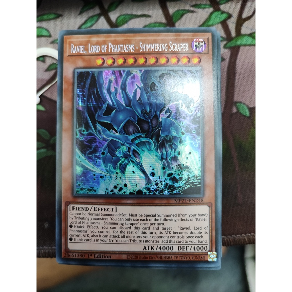 1 lá thẻ bài Raviel, Lord of Phantasms - Shimmering Scraper - MP21-EN248 - Prismatic Secret Rare