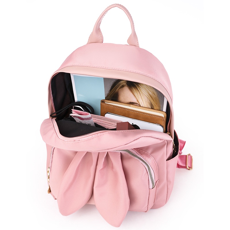 Ba Lô Nylon Chống Thấm Nước Thời Trang Cho Nữ