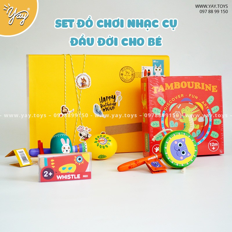 Bộ Nhạc Cụ Tặng Bé | Baby Gift Set - Mideer