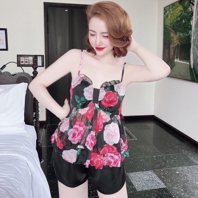 ĐỒ BỘ ÁO VOAN QUẦN LỤA XINH XINH