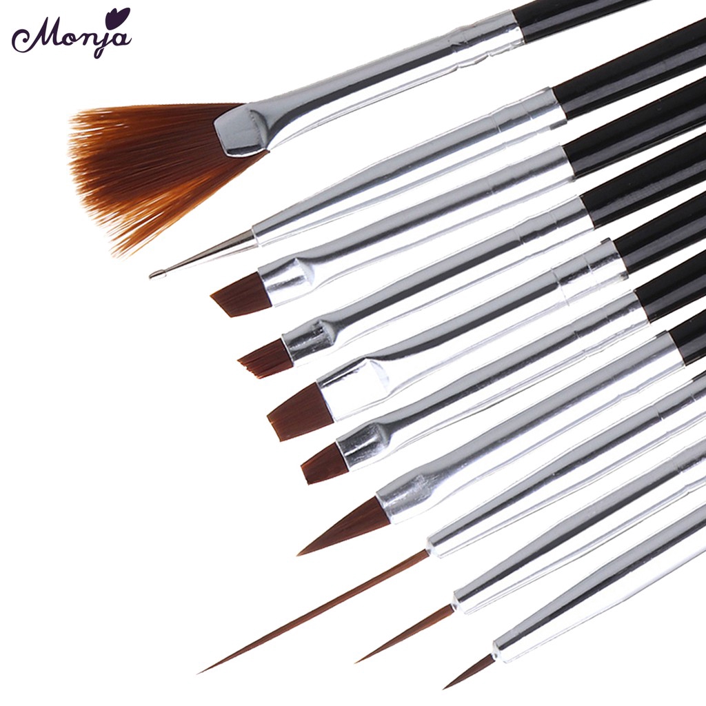Bộ 10 cọ vẽ móng tay chuyên nghiệp chất lượng cao