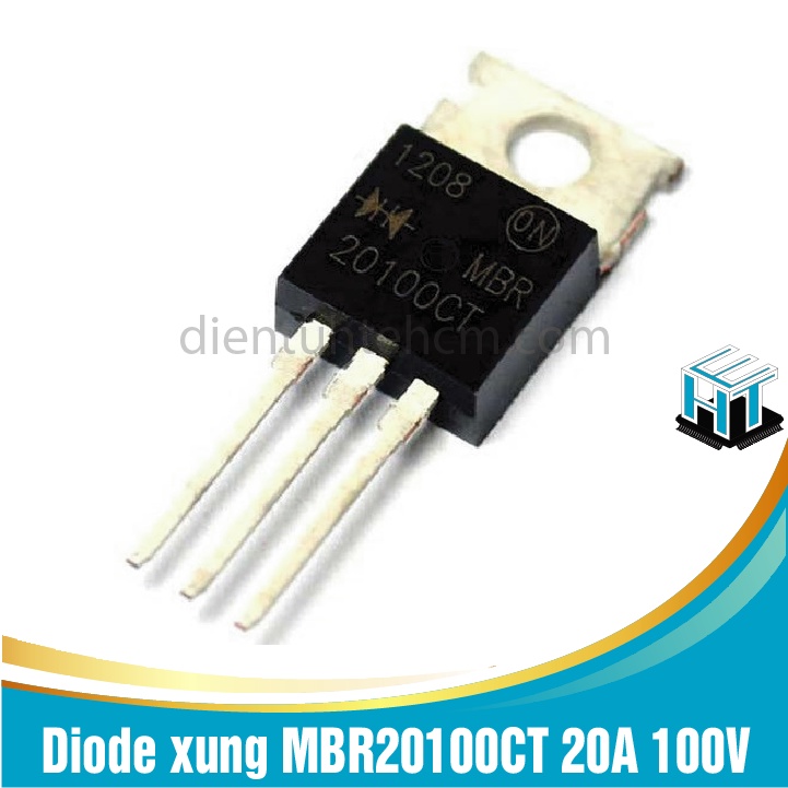 Combo 2 con Diode xung MBR20100CT 20A 100V