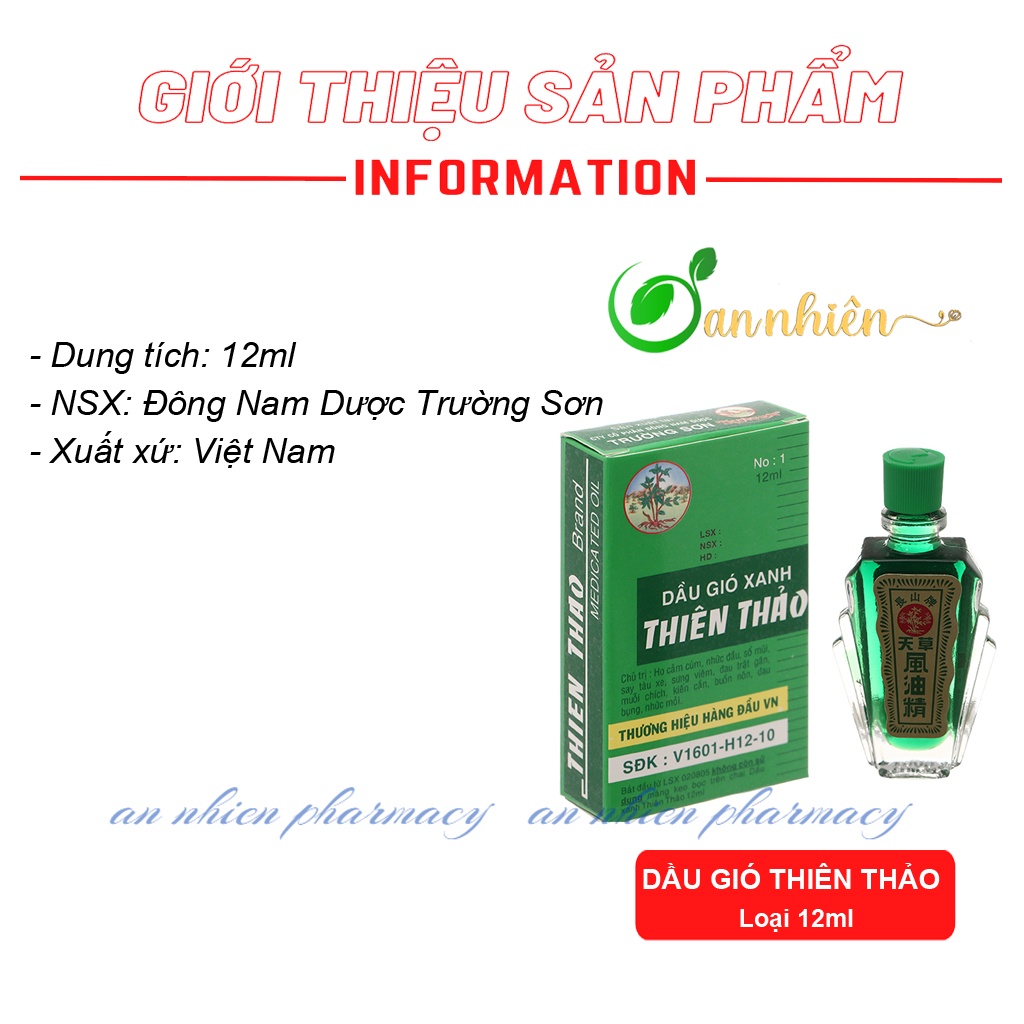 Dầu gió xanh Thiên Thảo