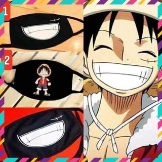 SALE SỐC- Khẩu Trang Vải One Piece Mũ Rơm - Khẩu Trang Anime