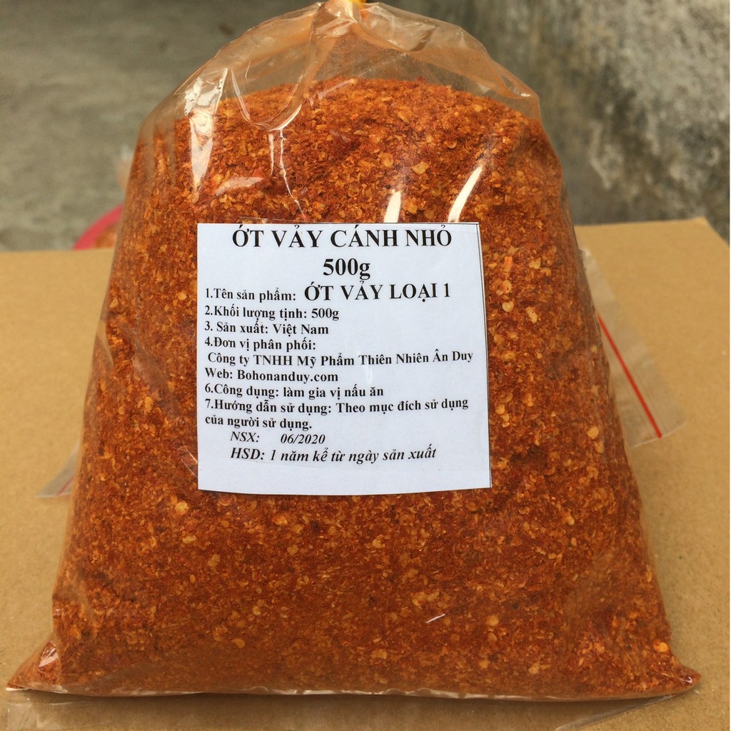 ỚT VẢY KHÔ CÁNH NHỎ SIÊU CAY làm kim chi -1000g