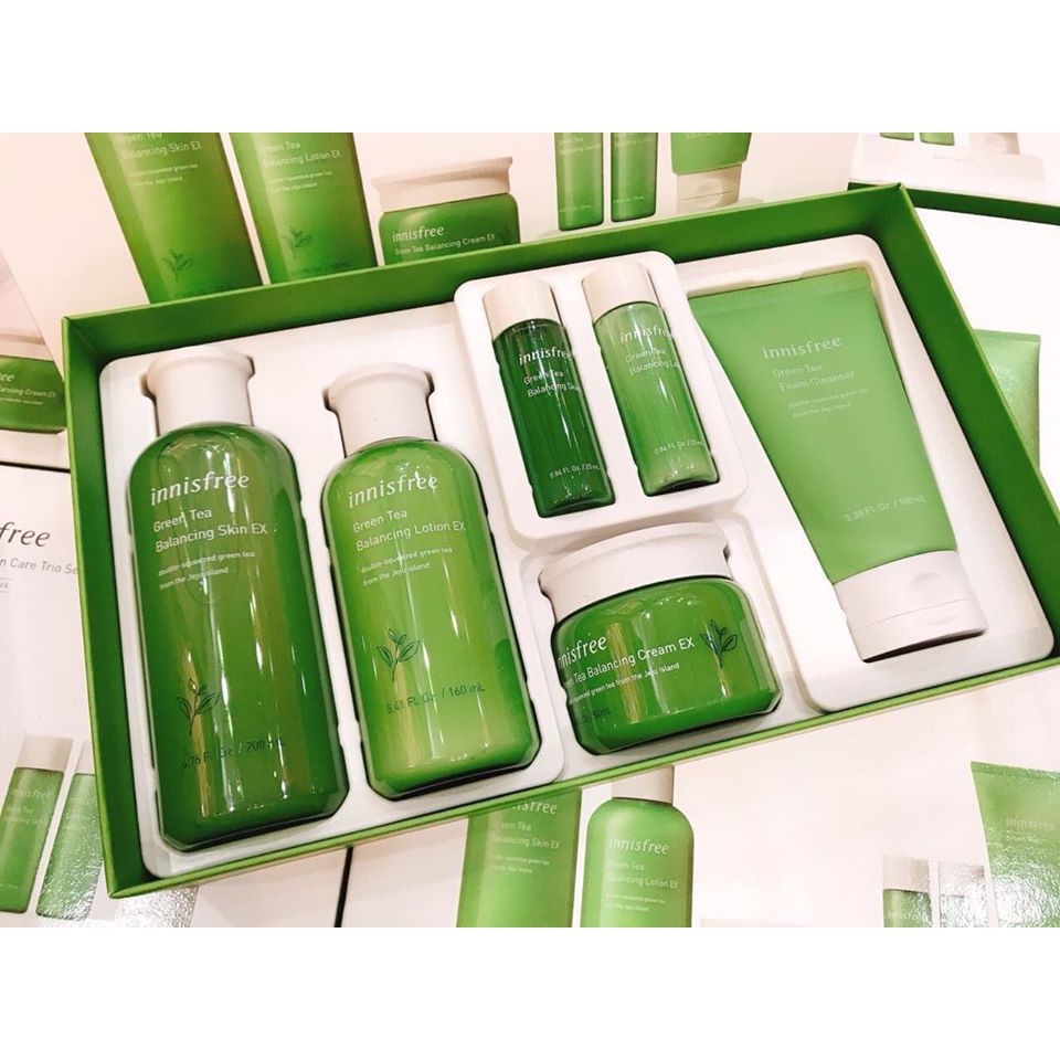 Set bộ INNISFREE trà xanh 6 món