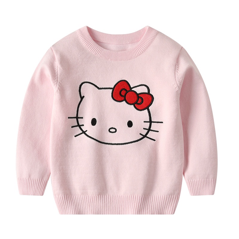 ÁO LEN HELLO_KITTY SIÊU ĐẸP CHO BÉ GÁI