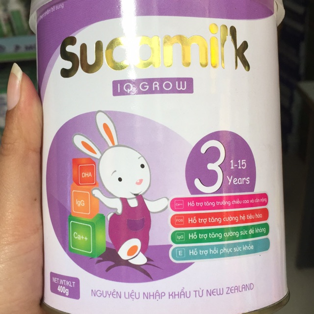 Sữa bột Sucamilk IQ Grow 400g