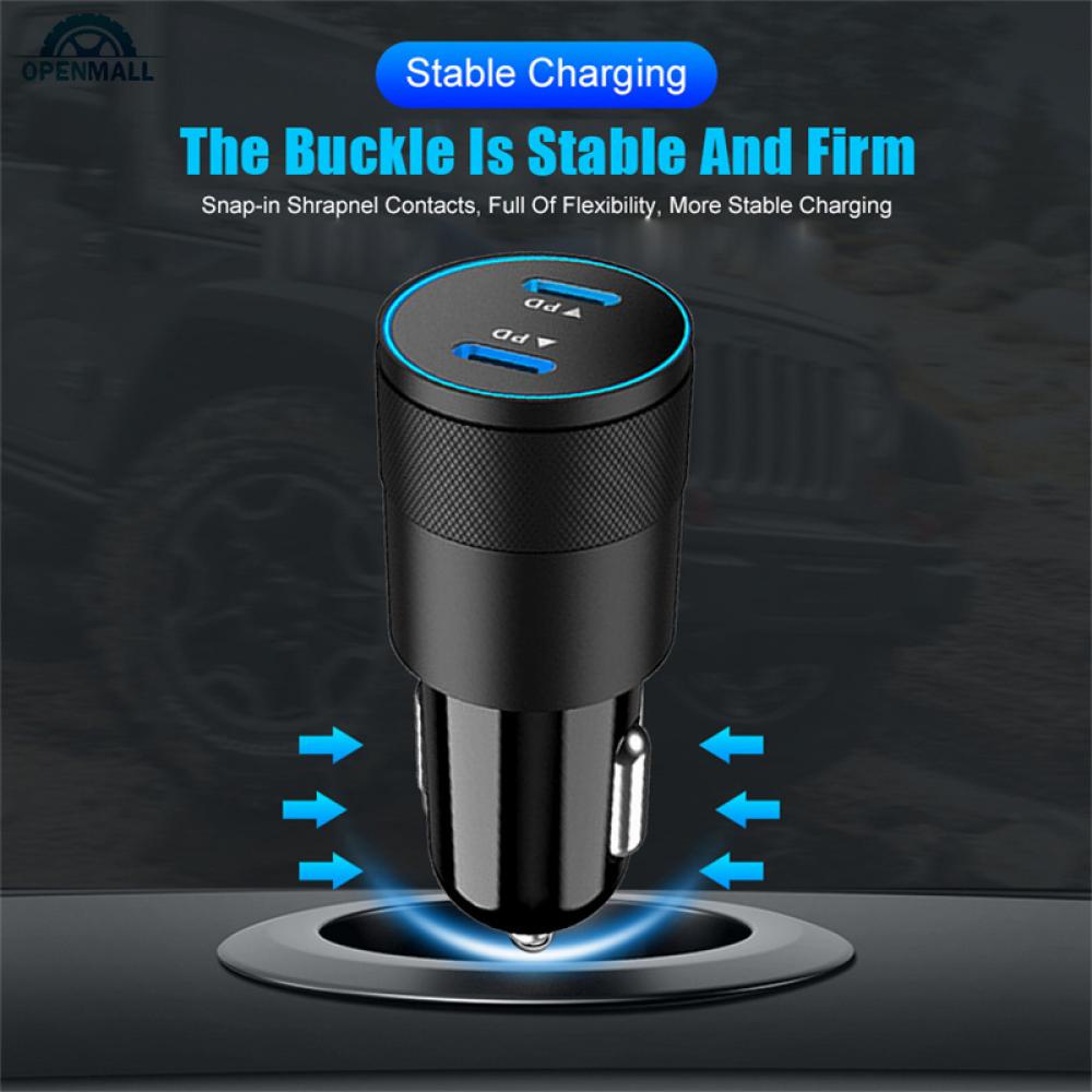 Tẩu Sạc 40W Dual PD 2 Cổng 20W+20W USB Type C Sạc Nhanh Cho Android Ios