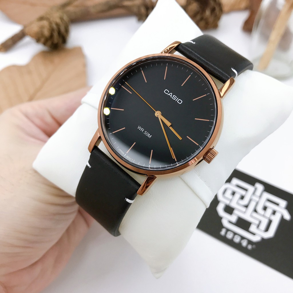 Đồng hồ nam Casio MTP-E171RL-1E / MTP-E171M-2E / MTP-E171L-5E, chống nước 50m, size 40mm, hàng chính hãng