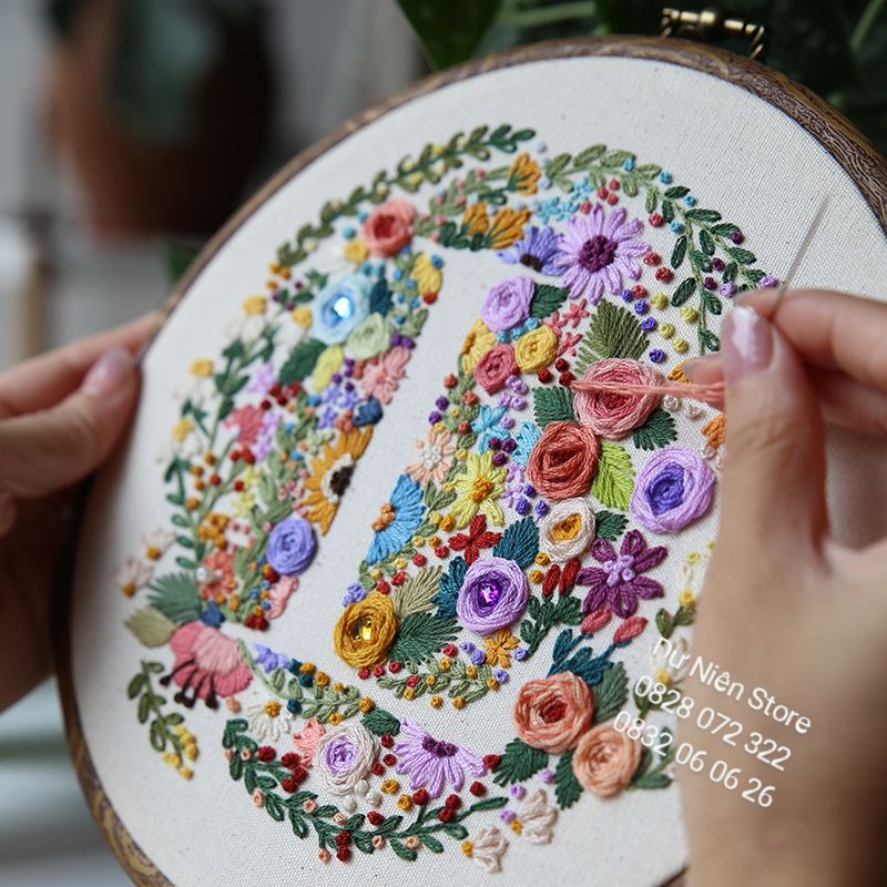 Chỉ Thêu DMC Thêu Tranh Chữ Thập.